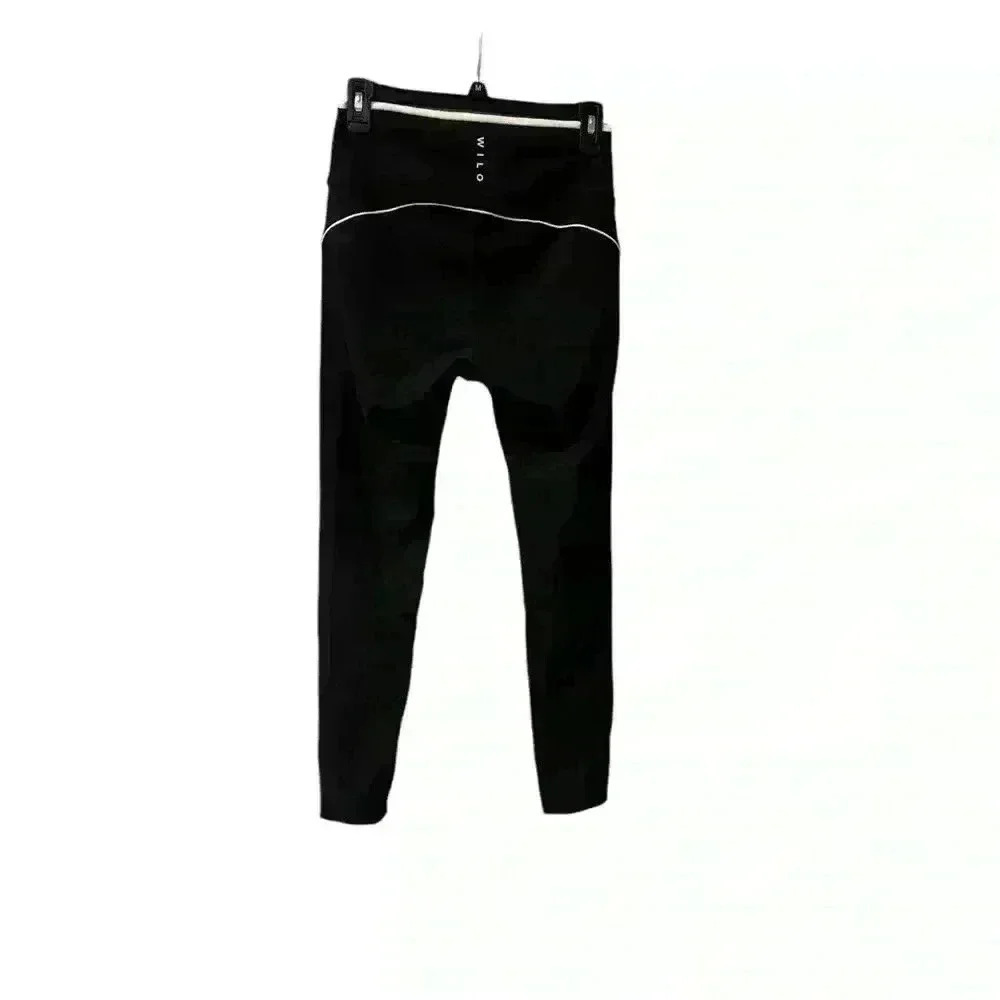 Women’s Wilo The Label Australia Black & White Ribbed Leggings - Size Large - Picture 2 of 5